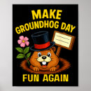Buscar día de la marmota posters Divertido
