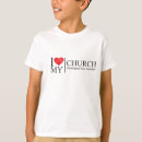 Buscar amo mi iglesia camisetas Camisa