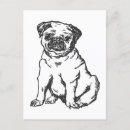 Buscar pug postales Vintage