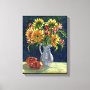 Buscar florero lienzos Girasoles