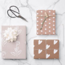 Buscar rústico papel de regalo Para ella
