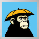 Buscar chimpancé divertido posters Adorable