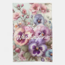 Buscar pensamiento paños de cocina Acuarela