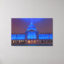 Buscar luces brillantes lienzos Azul