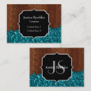 Buscar azul y marrón tarjetas de visita Para ella