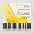 Buscar del jazz invitaciones Blanco y negro