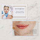 Buscar cirugía plástica tarjetas de visita Botox
