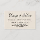 Buscar tipografía simple invitaciones Cambio de dirección