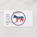Buscar democrate tarjetas de visita Demócrata