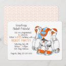 Buscar fiesta del robot invitaciones de cumpleaños Invitados
