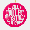 Buscar cáncer de pecho adornos Navidad