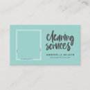 Buscar limpieza comercial tarjetas de visita Limpiadora