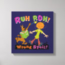 Buscar perro del dibujo animado lienzos Clásico