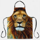 Buscar león delantales General y unisex