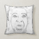 Buscar cara asustada cojines Divertido