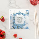 Buscar damasco floral servilletas Victoriano