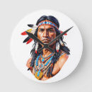 Buscar nativos americanos relojes de pared Tribu