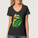 Buscar lengua de los labios camisetas Rojo