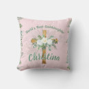 Buscar del bautismo cojines Para ella