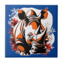 Buscar rinoceronte azulejos Adorable