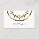Buscar flor lis del oro de tarjetas de visita Elegante