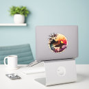 Buscar sunset beach pegatinas Retro