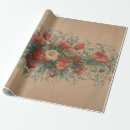Buscar siglo xix papel de regalo Floral