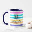Buscar verde amarillo tazas Arco iris