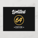 Buscar 64 invitaciones Sesenta y cuatro años