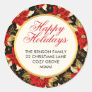 Buscar happy holidays pegatinas De navidad