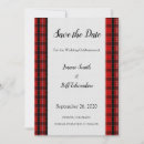 Buscar tartan wedding invitaciones Guardar la fecha