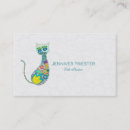 Buscar animales domésticos tarjetas de visita Gato