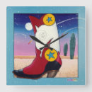 Buscar cowboy relojes de pared Vaquera
