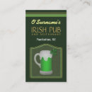 Buscar pub irlandés tarjetas de visita Para todos
