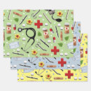 Buscar enfermería papel de regalo Médica