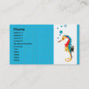 Buscar caballos mar de tarjetas de visita Seahorse