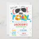 Buscar fiesta en la piscina invitaciones Cualquier niño