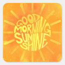 Buscar buenos días pegatinas Amarillo