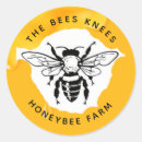 Buscar abeja del vintage pegatinas Apicultura