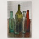 Buscar botellas puzzles Fotografía