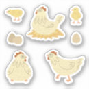 Buscar gallinero pegatinas Gallina