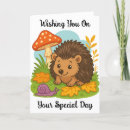 Buscar hedgehog tarjetas Cualquier niño