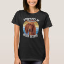 Buscar perro del setter irlandés camisetas Retro