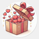 Buscar caja corazon pegatinas Amor