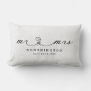 Buscar boda rústico cojines Recién casados