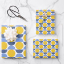 Buscar formas geométricas papel de regalo Amarillo