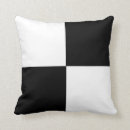 Buscar geométrico blanco y negro cojines Bloque del color