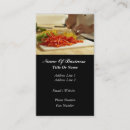 Buscar cocinero tarjetas de visita Profesional