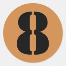 Buscar ocho pegatinas Para todos