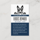 Buscar obediencia tarjetas de visita Canino